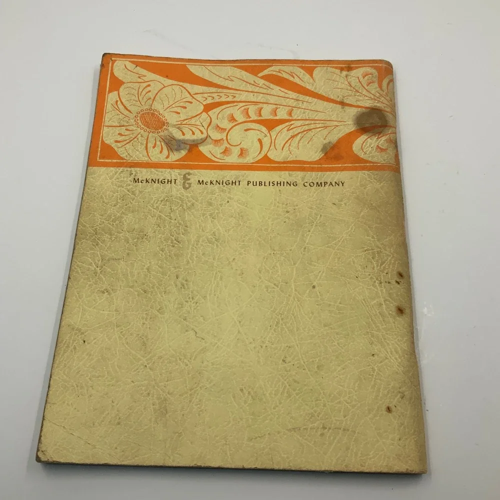 Vintage 1955 General Leathercraft Raymond Cherry 4th‎ Ed Instructional Book DIY